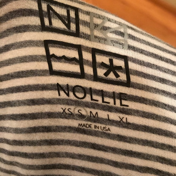 Striped black and white crop top - Picture 4 of 4